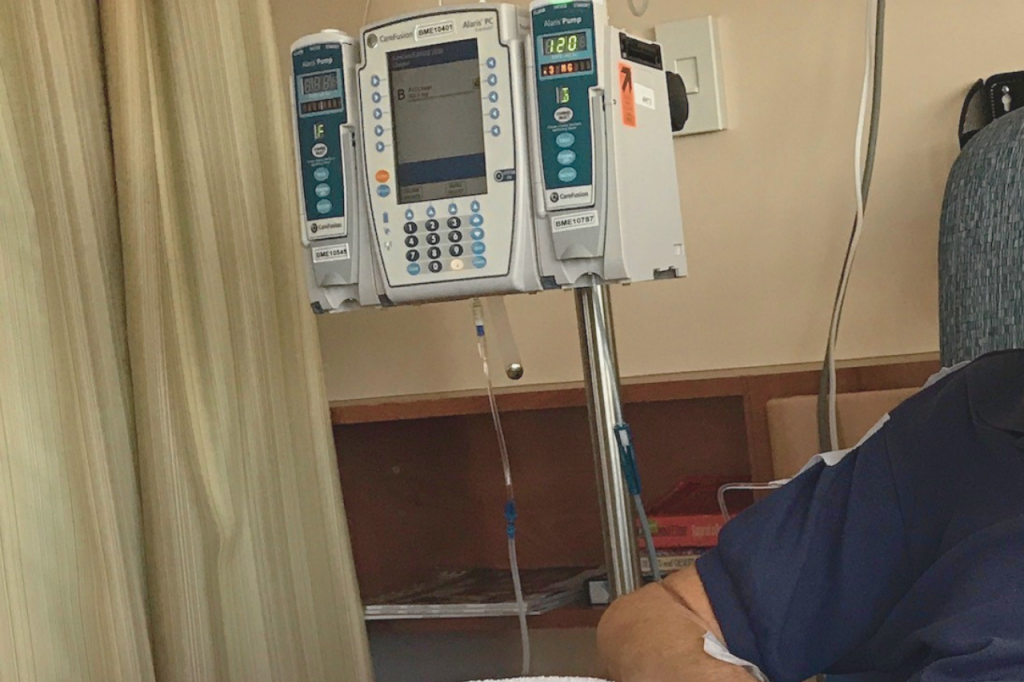 During a chemo treatment