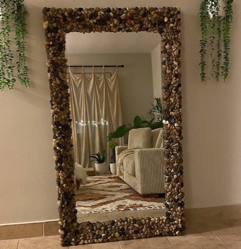 DIY Rock Mirror